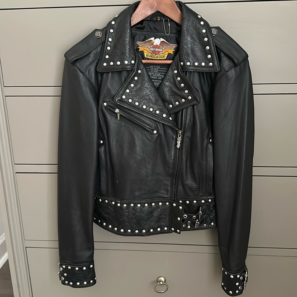 Genuine Harley Davidson leather